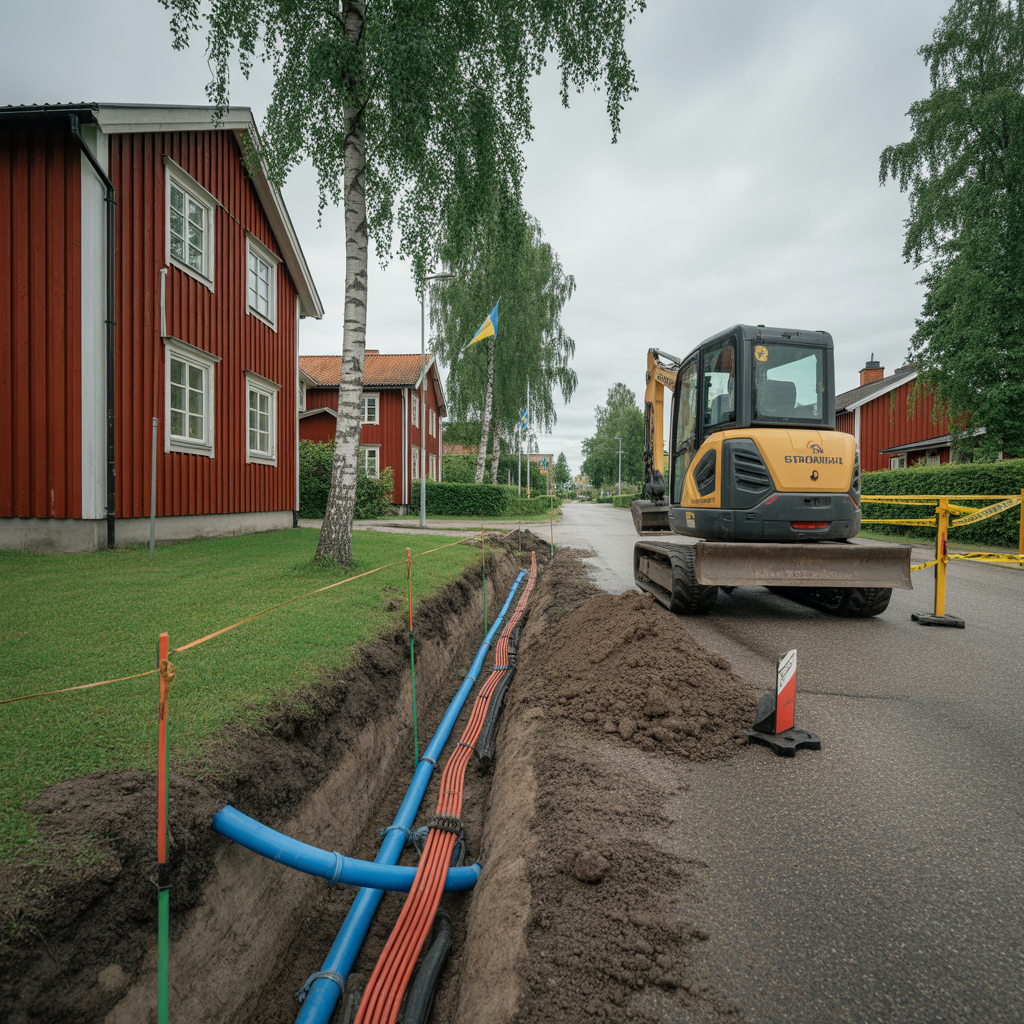 schakta sakert nara ledningar checklista for markarbete