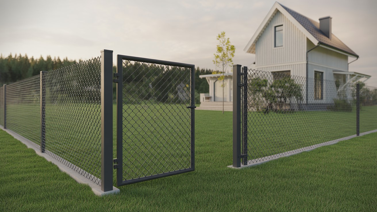 Installera Industristängsel Staket Grindar