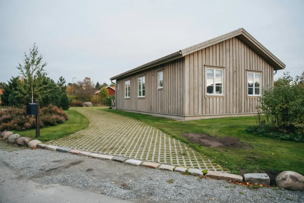 s planerar du en h llbar uppfart p villatomten materialval lutning och sk tsel